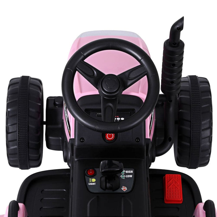 Kids Electric Ride on Car Tractor Toy Cars 12v Pink