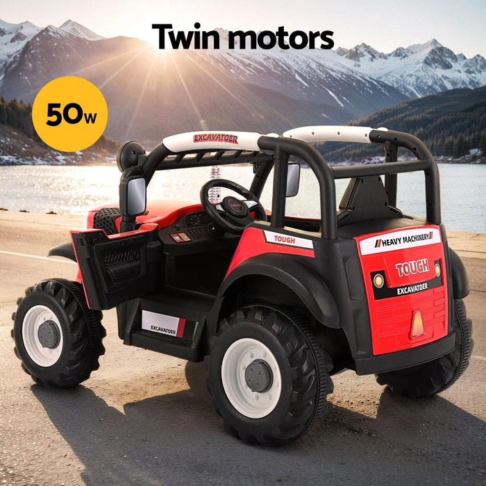 Kids Electric Ride on Car off Road Jeep Remote 12v Red