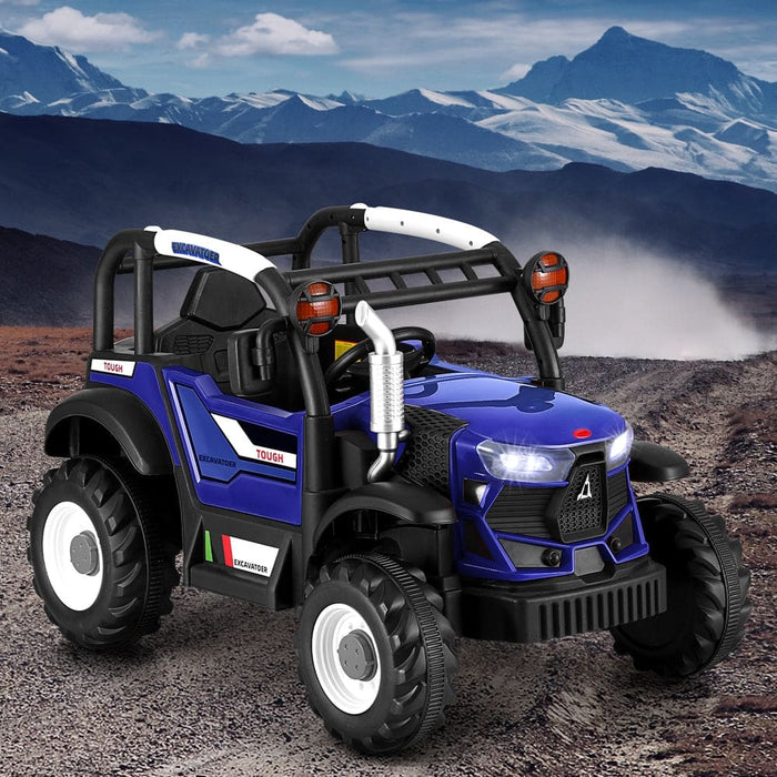 Kids Electric Ride on Car off Road Jeep Remote 12v Blue