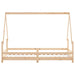 Kids Bed Frame 90x190 Cm Solid Wood Pine Ntaakx
