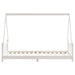 Kids Bed Frame White 90x190 Cm Solid Wood Pine Ntaalt