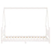 Kids Bed Frame White 90x190 Cm Solid Wood Pine Ntapbn