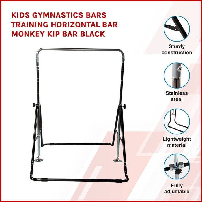 Kids Gymnastics Bars Training Horizontal Bar Monkey Kip