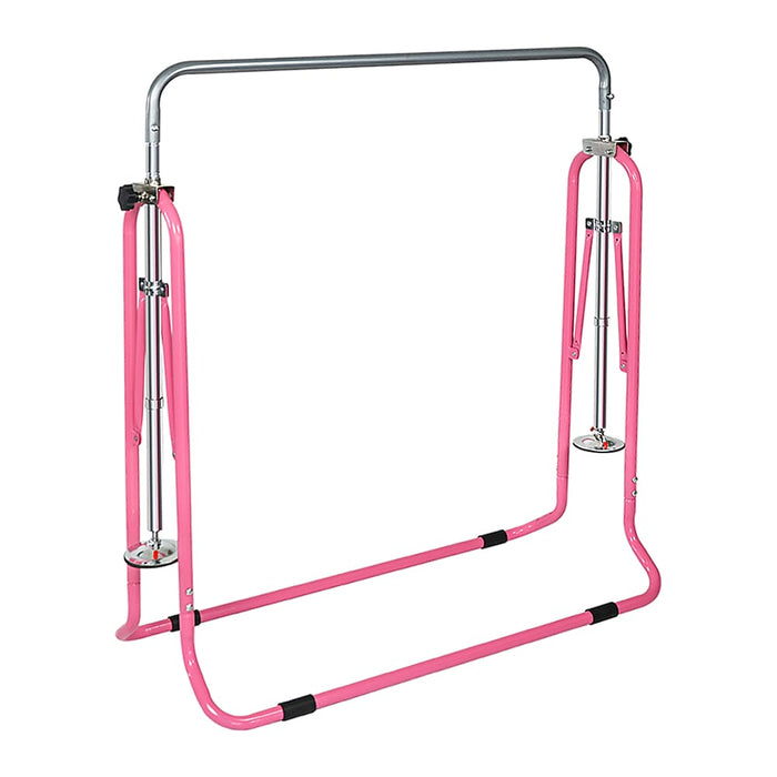 Kids Gymnastics Bars Training Horizontal Bar Monkey Kip Pink