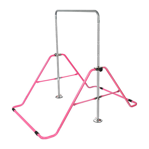 Kids Gymnastics Bars Training Horizontal Bar Monkey Kip Pink