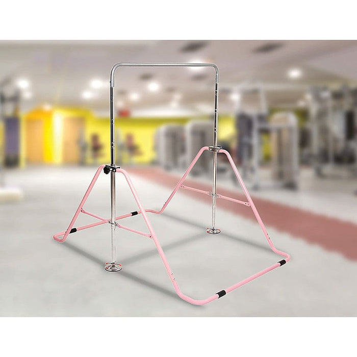 Kids Gymnastics Bars Training Horizontal Bar Monkey Kip Pink