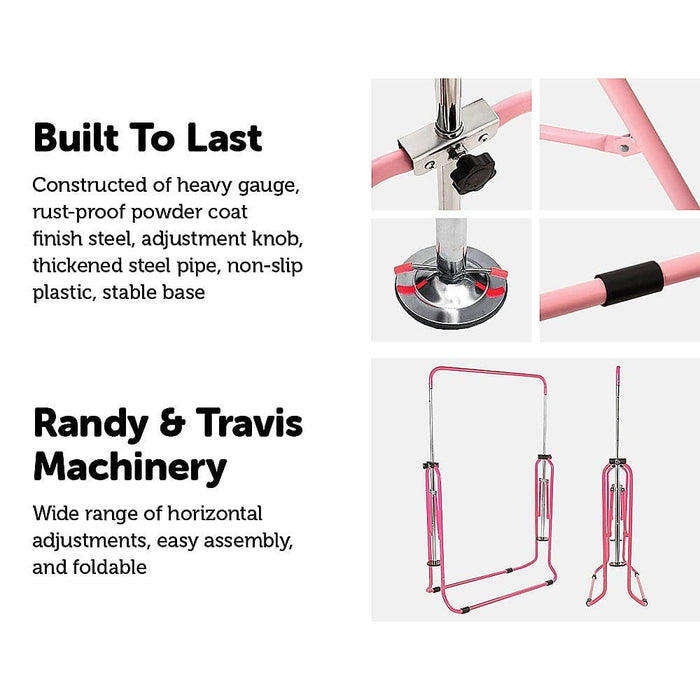 Kids Gymnastics Bars Training Horizontal Bar Monkey Kip Pink