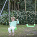 Kids Hurley 2 Metal Swing Set With Slide