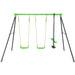 Kids Hurley 2 Metal Swingset