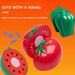 Kids Kitchen Cutting Play Food Set Educational Toy