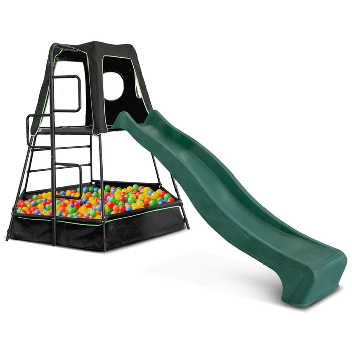 Kids Pallas Play Tower (green Slide)