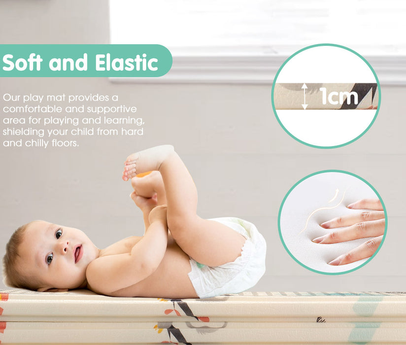 Kids Play Mat Baby Crawling Folding Xpe Foam Double Pad Non-Slip Carpet