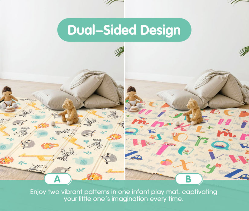 Kids Play Mat Baby Crawling Folding Xpe Foam Double Pad Non-Slip Carpet