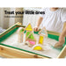 Kids Sandpit Sand and Water Wooden Table with Cover Outdoor