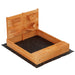 Kids Sandpit Wooden Sandbox Sand Pit with Cover Funnel