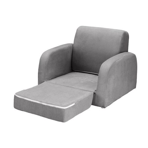 Kids Sofa 2 Seater Children Flip Open Couch Lounger