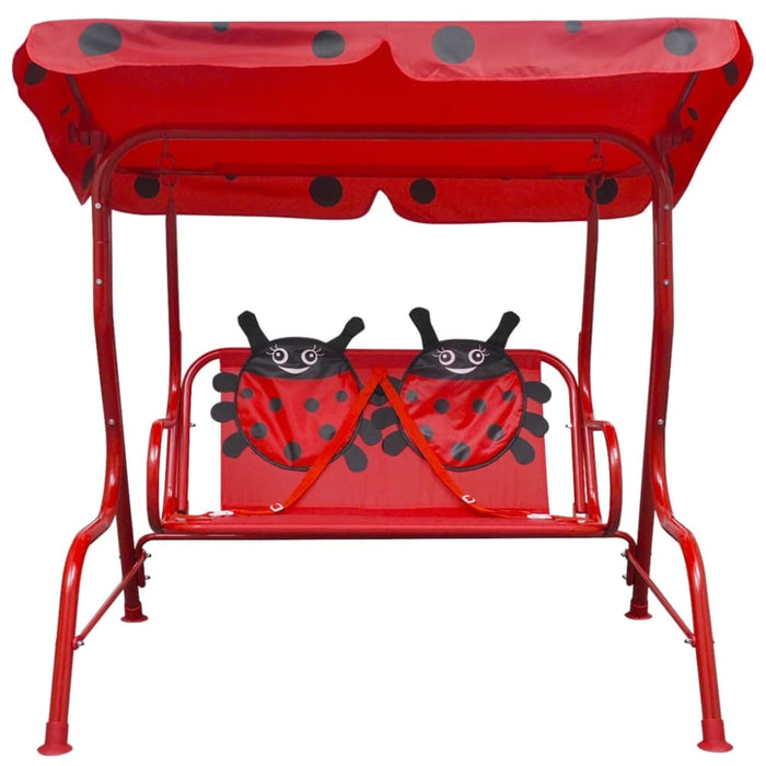 Kids Swing Seat Red Aonab