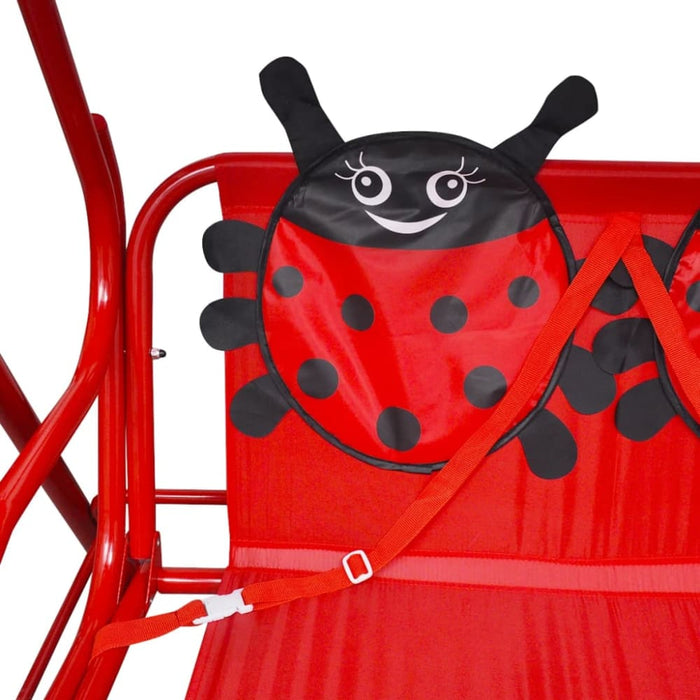 Kids Swing Seat Red Aonab