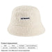 Kids Winter Bucket Hat Cute Lamb Wool Fisherman for Boys