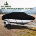 Kiliroo 14 16 Ft Waterproof Boat Cover Black