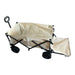 Kiliroo Folding Wagon Trolley Cart With Wide Wheels