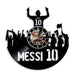 The King 10 Lionel Messi Led Vinyl Record Wall Clock