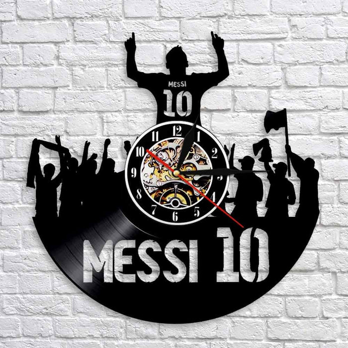 The King 10 Lionel Messi Led Vinyl Record Wall Clock