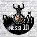 The King 10 Lionel Messi Led Vinyl Record Wall Clock