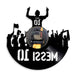 The King 10 Lionel Messi Led Vinyl Record Wall Clock
