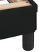 King Single Size Bed Frame with Headboard Black 107x203 Cm