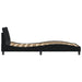 King Single Size Bed Frame with Headboard Black 107x203 Cm