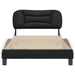 King Single Size Bed Frame With Headboard Black And White
