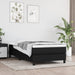 King Single Size Box Spring Bed With Mattress Black 106x203