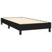 King Single Size Box Spring Bed With Mattress Black 106x203