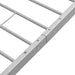 King Single Size Bed Frame Grey Metal Xaianx