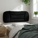 King Single Size Headboard Cushion Black 107 Cm Fabric