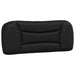 King Single Size Headboard Cushion Black 107 Cm Faux