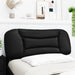 King Single Size Headboard Cushion Black 107 Cm Faux