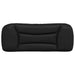 King Single Size Headboard Cushion Black 107 Cm Faux