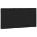 King Single Size Headboard Cushion Black 107 Cm Velvet