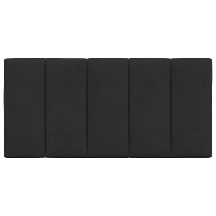King Single Size Headboard Cushion Black 107 Cm Velvet