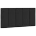 King Single Size Headboard Cushion Black 107 Cm Velvet
