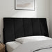 King Single Size Headboard Cushion Black 107 Cm Velvet