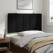 King Single Size Headboard Cushion Black 107 Cm Velvet