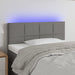 King Single Size Led Headboard Dark Grey 100x5x78/88 Cm