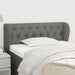 King Single Size Headboard With Ears Dark Grey 103x23x78/88