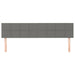 King Single Size Headboards 2 Pcs Dark Grey 100x5x78/88 Cm