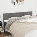 King Single Size Headboards 2 Pcs Dark Grey 100x5x78/88 Cm