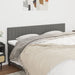 King Single Size Headboards 2 Pcs Dark Grey 100x5x78/88 Cm