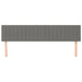 King Single Size Headboards 2 Pcs Dark Grey 100x5x78/88 Cm